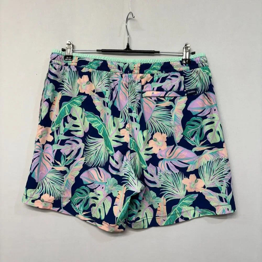 Chubbies Men Swimwear Swim Trunks Shorts Size Large Floral D039 -28